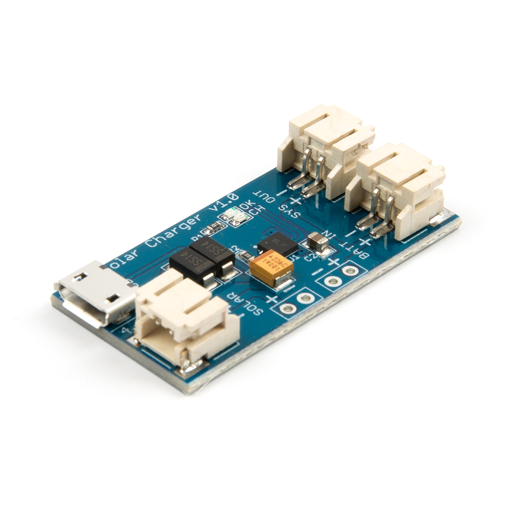 Модуль заряда Lipo аккумулятора от солнечной панели, 500мА